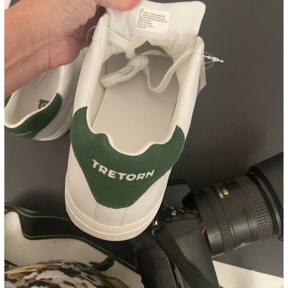 Tretorn Men's 13M SWERVE White Green Lace Up Sneakers Sporty Workout - Picture 13 of 14